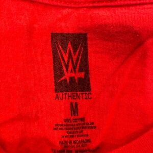 Wrestling T-shirt red medium bloodline see pictures